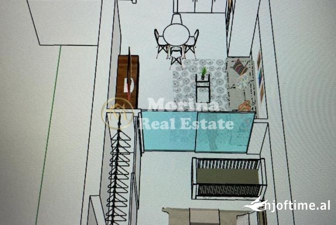 Shtepi ne shitje Apartament ne Tirane, 1+1, Mobilimi E mobiluar, Pagesa 68,000  Euro.