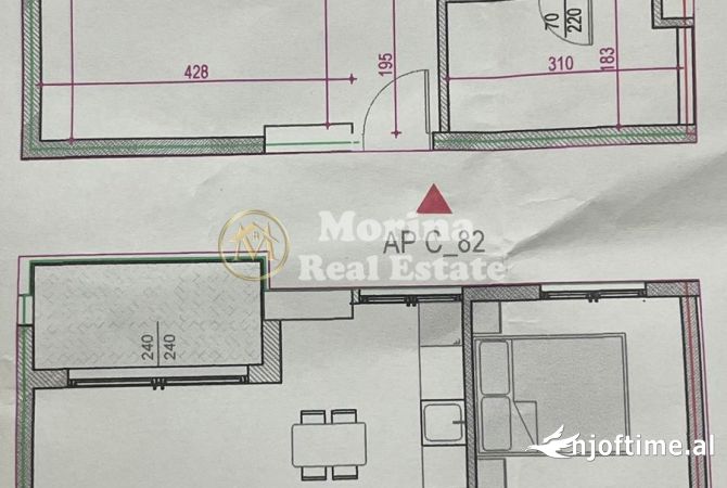 Shtepi ne shitje 1+1 ne Tirane - 106,400 Euro