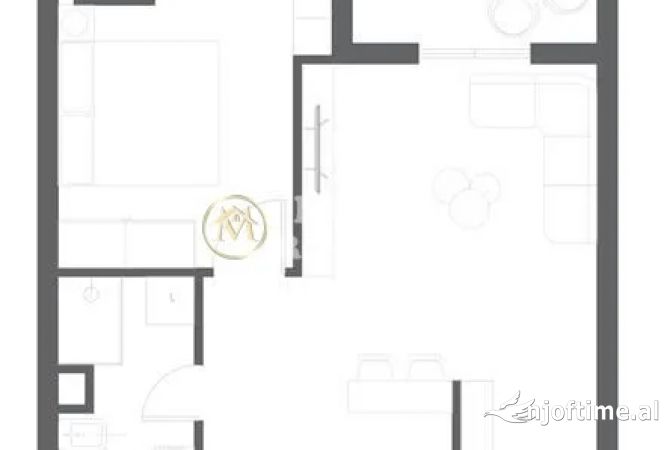 Shtepi ne shitje 1+1 ne Tirane - 90,000 Euro