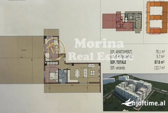 Shtepi ne shitje 2+1 ne Tirane - 176,000 Euro