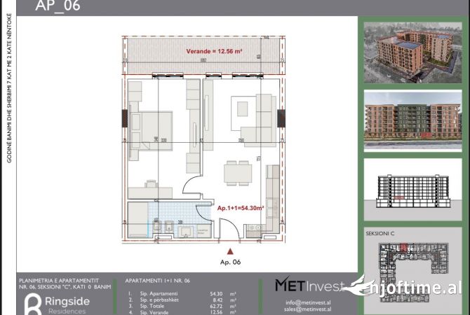 Shtepi ne shitje 1+1 ne Tirane - 61,500 Euro