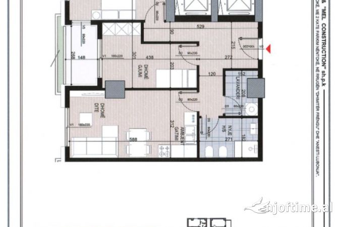 Shtepi ne shitje 2+1 ne Tirane - 143,000 Euro