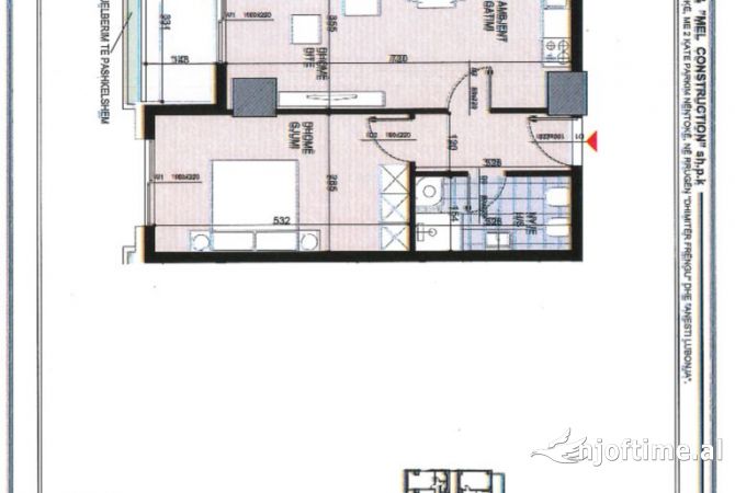 Shtepi ne shitje 1+1 ne Tirane - 110,000 Euro