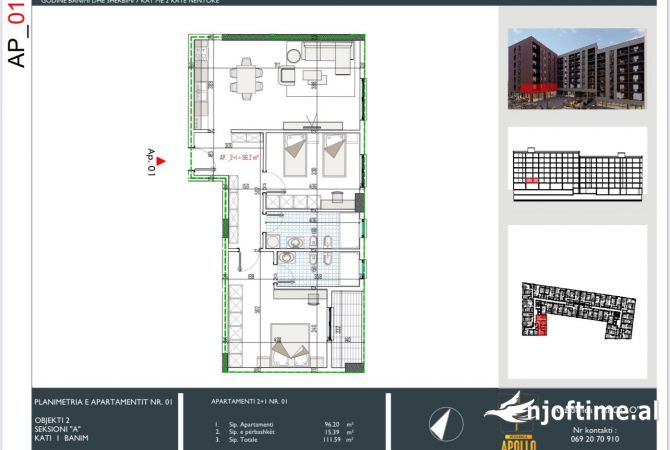 Shitet apartament 2+1 ne paskuqan. Okazion!!!