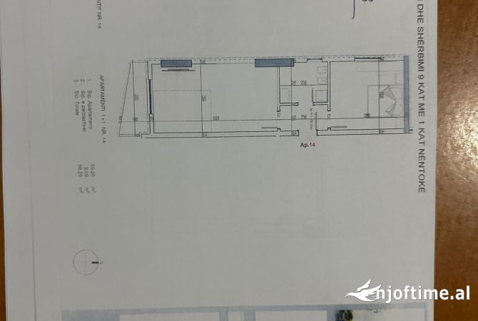 Shitet apartament 1+1 ne zonen e Paskuqanit. Okazion!!!