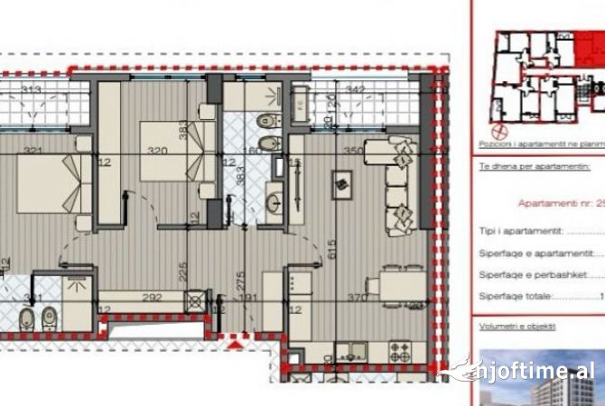 Shitet Apartament 2+1 – Rruga Filip Jano, Kati 6 🏡✨
