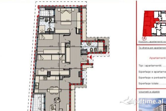  Shitet Apartament 3+1 për Shitje – Rruga Filip Jano 🏡