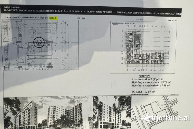 Shtepi ne shitje 1+1 ne Tirane - 62,550 Euro