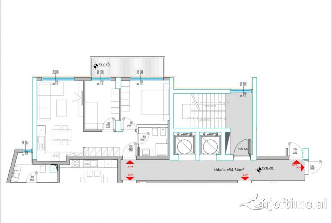 Shtepi ne shitje 2+1 ne Tirane - 199,000 Euro