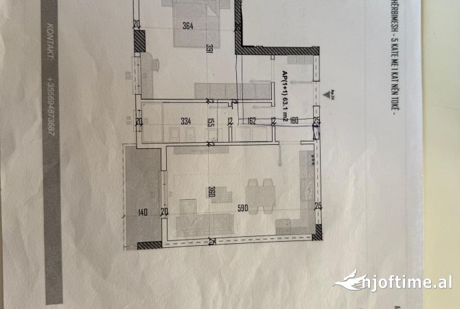 Shtepi ne shitje 1+1 ne Tirane - 59,000 Euro
