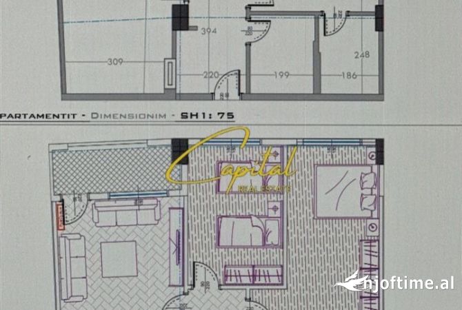 Shtepi ne shitje 2+1 ne Tirane - 185,500 Euro