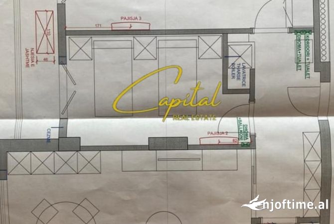 Apartment for sale in Tirana 2+1, Emty