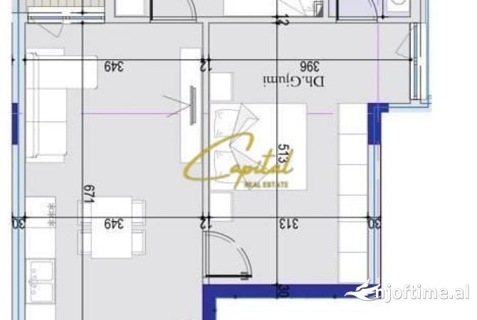 Shtepi ne shitje 2+1 ne Tirane - 106,000 Euro