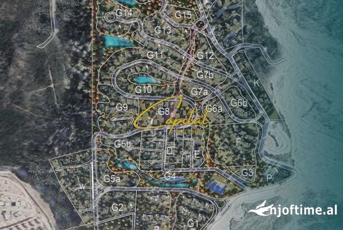 Luxury villas for sale in Vlora 3+1, Emty