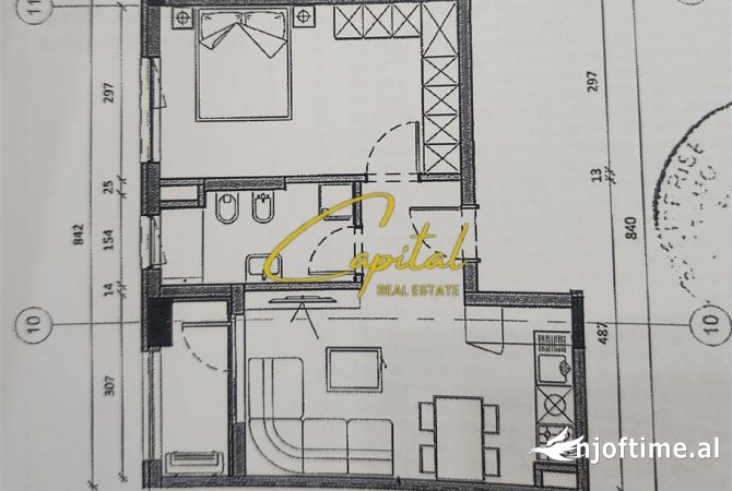 Shtepi ne shitje 1+1 ne Tirane - 89,000 Euro