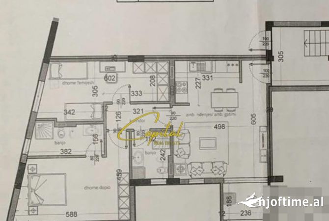 Shtepi ne shitje Apartament ne Tirane, 2+1, Mobilimi E mobiluar, Pagesa 299,000  Euro.