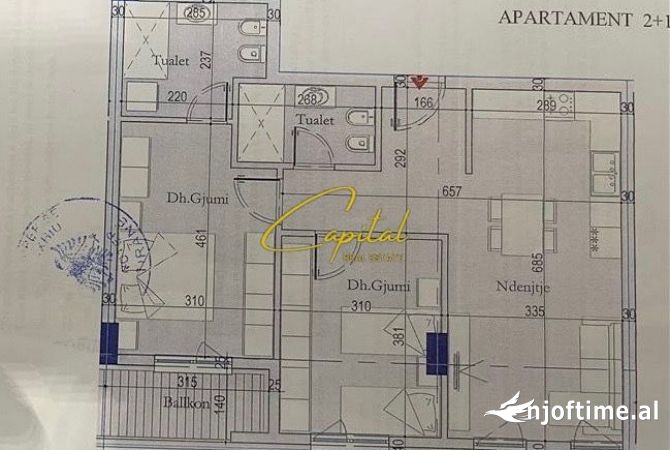 Casa in vendita 2+1 a Tirana - 120,000 Euro