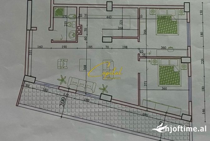 Shtepi ne shitje 2+1 ne Tirane - 135,000 Euro