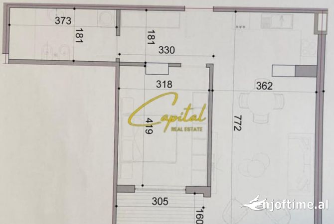 Shtepi ne shitje 1+1 ne Tirane - 124,000 Euro