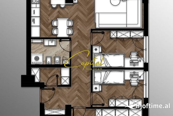 Shtepi ne shitje 2+1 ne Tirane - 221,000 Euro