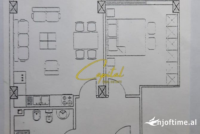 Shtepi ne shitje 1+1 ne Tirane - 113,000 Euro
