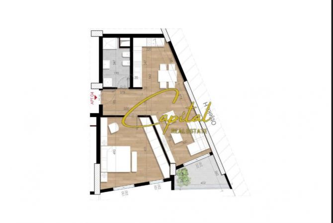 Shtepi ne shitje Apartament ne Tirane, 1+1, Mobilimi E mobiluar, Pagesa 132,000  Euro.