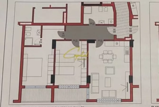 Shtepi ne shitje Apartament ne Tirane, 2+1, Mobilimi E mobiluar, Pagesa 220,000  Euro.