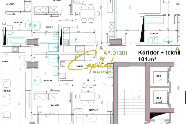 House for Sale 1+1 in Tirana - 31,000,000 Leke