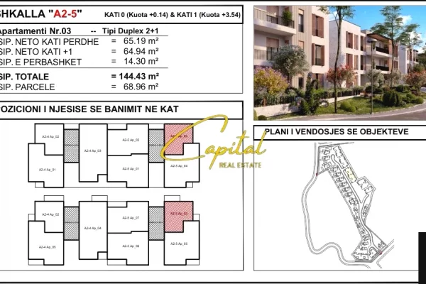 Shtepi ne shitje 2+1 ne Tirane - 360,000 Euro