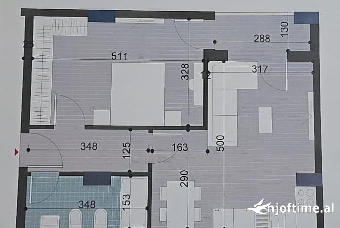 Shtepi ne shitje 1+1 ne Tirane - 56,000 Euro