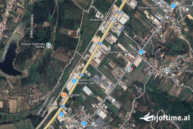 Truall ose Toke  ne Tirane - 480,000 Euro