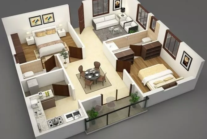 House for Sale 2+1 in Tirana - 195,000 Euro