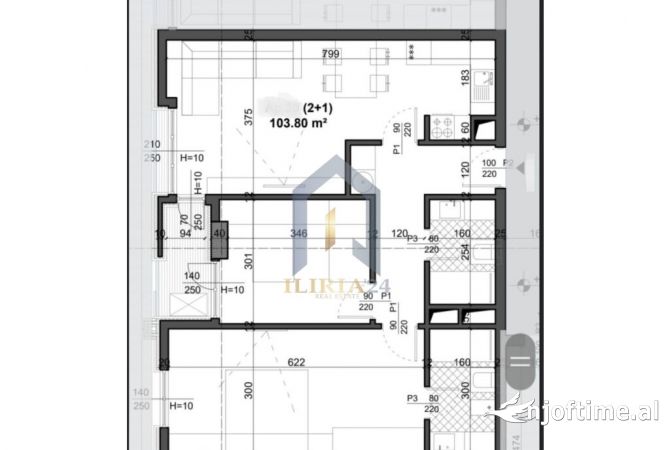 Shtepi ne shitje 2+1 ne Tirane - 140,130 Euro