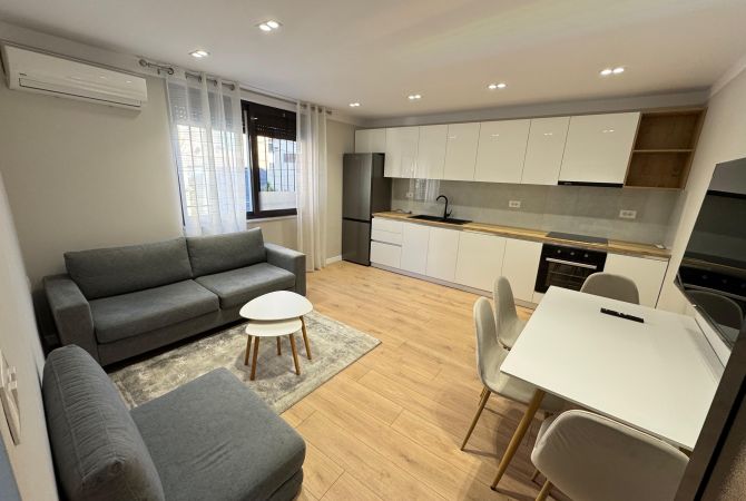 Shtepi me qera Apartament ne Tirane, 1+1, Mobilimi E mobiluar, Pagesa 600  Euro.