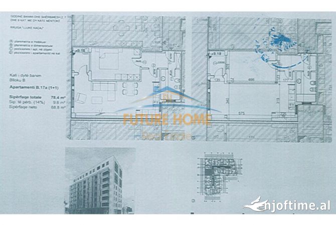Shtepi ne shitje 1+1 ne Tirane - 105,840 Euro