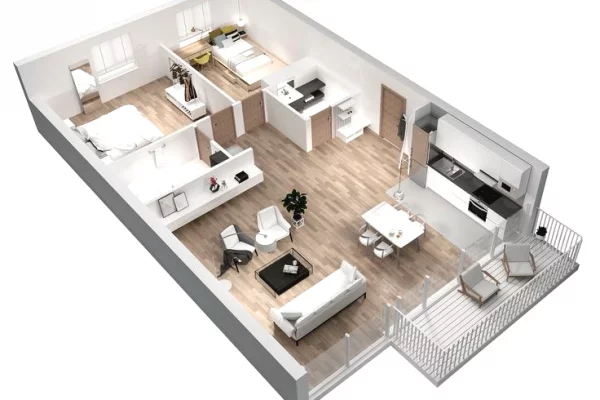 Shtepi me qera 3+1 ne Tirane - 750 Euro