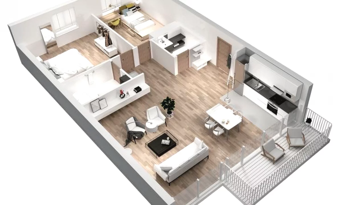 Apartment for sale in Tirana 2+1, Emty