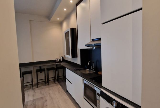 Shtepi me qera Apartament ne Tirane, 1+1, Mobilimi E mobiluar, Pagesa 600  Euro.