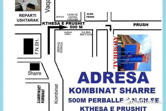 Ambient biznesi me qera 4+1 ne Tirane - 3,200 Euro