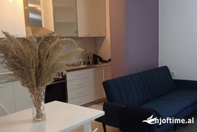 Shtepi me qera Apartament ne Tirane, 1+1, Mobilimi E mobiluar, Pagesa 50,000  Leke.