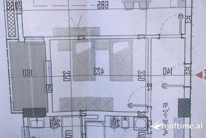 Shtepi ne shitje 2+1 ne Tirane - 120,000 Euro