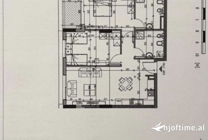 Shtepi ne shitje Apartament ne Tirane, 2+1, Mobilimi Bosh, pa mobiluar, Pagesa 153,000  Euro.