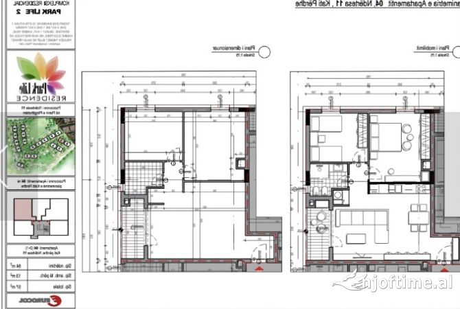 Shtepi me qera 2+1 ne Tirane - 1,850 Euro