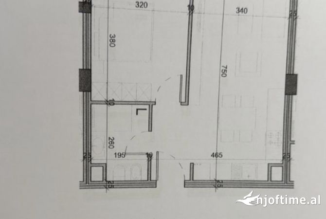 Shtepi ne shitje 1+1 ne Tirane - 160,500 Euro
