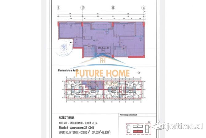 Shtepi ne shitje 3+1 ne Tirane - 172,000 Euro