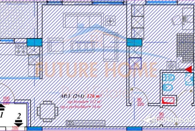 Shtepi ne shitje 2+1 ne Tirane - 281,500 Euro