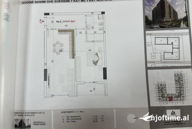 Shtepi ne shitje 1+1 ne Tirane - 79,200 Euro