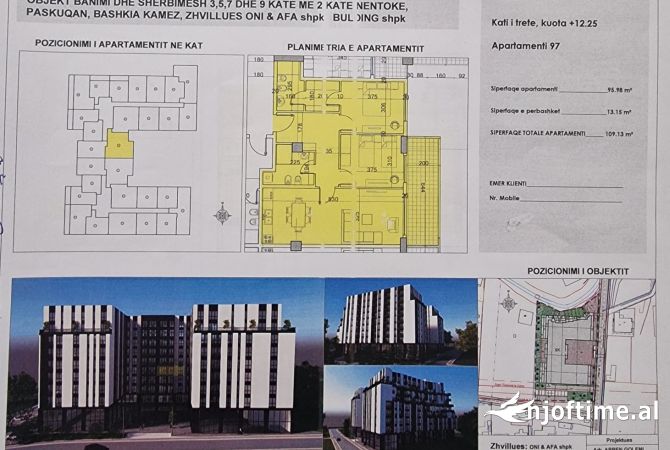 Shtepi ne shitje 2+1 ne Tirane - 110,000 Euro