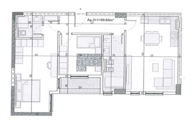 Shtepi ne shitje 2+1 ne Tirane - 104,010 Euro