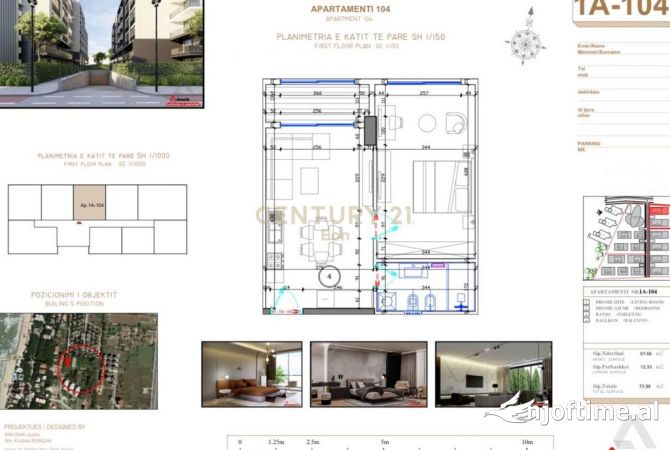 Shtepi ne shitje 1+1 ne Durres - 125,800 Euro